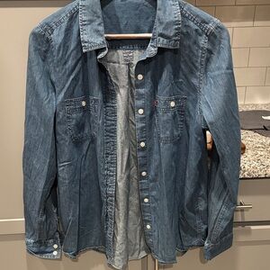 Levi's Classic Blue Denim Shirt